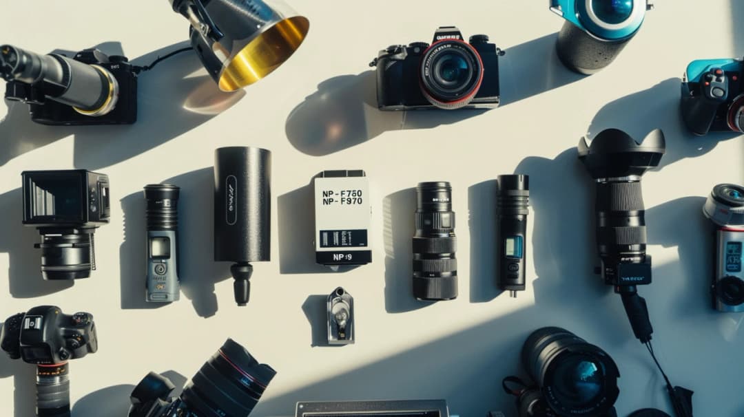 Akumulatory NP-F750 i NP-F970 - zasilanie lamp LED