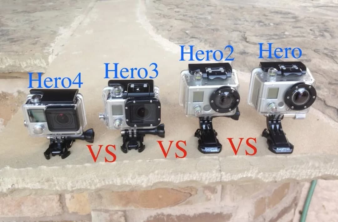 Kamera GoPro Hero 4 vs GoPro Hero 2 - Porównanie funkcji kamer