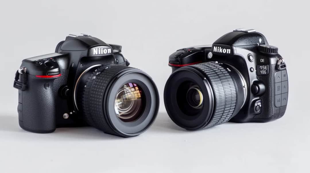 Nikon D300 vs Nikon D3200 - porównanie aparatów Nikon D300 i D3200.